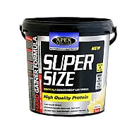 پودر سوپر سایز اپکس 4540 گرمی | گینر حرفه ای حاوی کربوهیدرات، پروتئین و انواع آمینو اسید