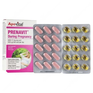 قرص پریناویت دیورینگ پرگننسی آپوویتال | مولتی ویتامین بارداری و شیردهی