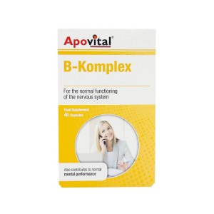 کپسول ب کمپلکس آپوویتال 40 عددی | حاوی تمام ویتامین های گروه ب