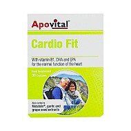 کپسول کاردیو فیت آپوویتال 30 عددی | مولتی ویتامین برای تقویت قلب