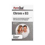 قرص کروم پلاس ب3 آپوویتال | تنظیم قند خون و بهبود متابولیسم انرژی