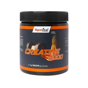 پودر کراتین 3000 آپوویتال 250 گرم | حفظ سلامت عضلات و کمک به عضله سازی