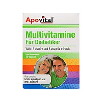 مولتی ویتامین افراد دیابتی آپوویتال | 23 ترکیب برای افراد مبتلا به دیابت