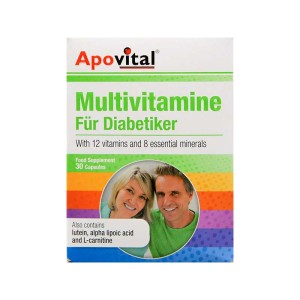 مولتی ویتامین افراد دیابتی آپوویتال | 23 ترکیب برای افراد مبتلا به دیابت