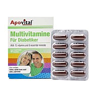 مولتی ویتامین افراد دیابتی آپوویتال | 23 ترکیب برای افراد مبتلا به دیابت