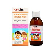 شربت مولتی ویتامین سافت فور کیدز آپوویتال 200 میلی | مولتی ویتامین کامل برای کودکان