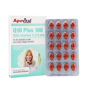 کپسول کیوتن پلاس 100 آپوویتال 40 عددی | حفظ سلامت قلب با ترکیبات آنتی اکسیدانی