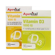 قرص ویتامین د3 1000 آپوویتال  | تامین ویتامین دی روزانه بدن