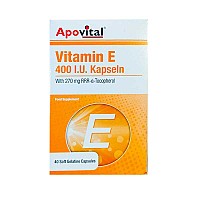 ویتامین ای 400 آپوویتال | تامین ویتامین ای و دارای خواص آنتی اکسیدانی