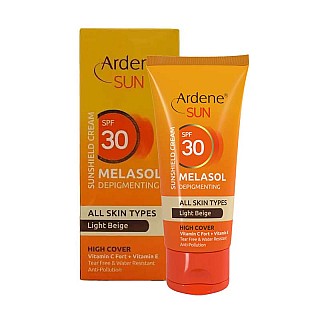 کرم ضد آفتاب ملاسول بژ روشن SPF30 آردن | با خاصیت ضد لک برای انواع پوست