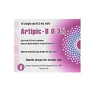 قطره استریل چشمی آرتیپیک ب 0.3 درصد | رفع خشکی چشم