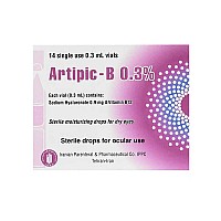 قطره استریل چشمی آرتیپیک ب 0.3 درصد | رفع خشکی چشم
