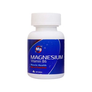 قرص منیزیم ب6 آریا دارو | کمک به سلامت سیستم عصبی عضلانی بدن