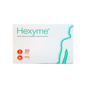 کپسول هگزایم AHCC 500 اشبال شیمی 30 عددی | کمک به درمان عفونت اچ پی وی یا زگیل تناسلی