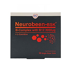 ویال نوروبین 3000 بی اس کی | حاوی ب کمپلکس و کارنیتین برای افزایش انرژی بدن