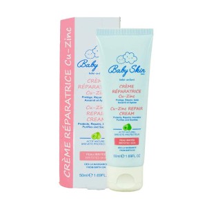 کرم کیوزینک کودک بیبی اسکین | مناسب برای بهبود ادرار سوختگی کودک