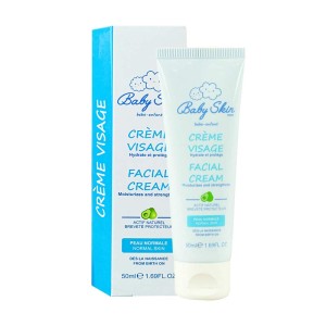کرم مرطوب کننده صورت کودک بیبی اسکین | مرطوب کننده ملایم پوست کودک