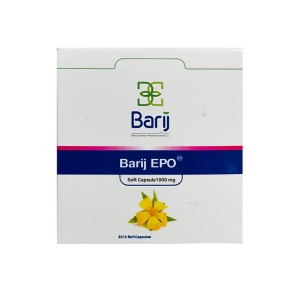 کپسول ای پی اُ باریج اسانس | روغن گل مغربی 1000 میلی گرم