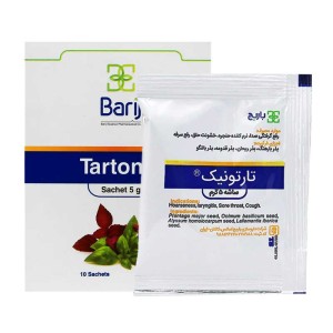 ساشه تارتونیک باریج | رفع گرفتگی صدا، سرفه و نرم کننده حنجره