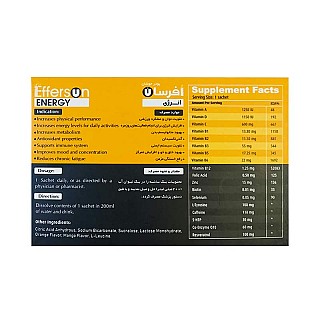 ساشه انرژی افرسان بهشاد دارو