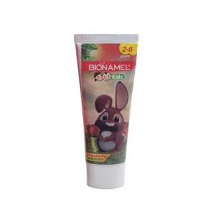 خمیر دندان کودک توت فرنگی بایونمل | مناسب خردسالان 2 تا 6 سال