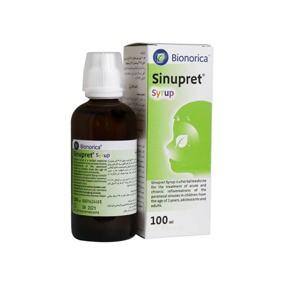 شربت سینوپرت بیونوریکا برطرف کننده علائم سینوزیت و درد و التهاب سینوس ها