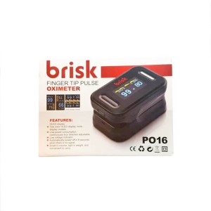 پالس اکسیمتر بریسک مدل PO16 | اندازه گیری دقیق اکسیژن خون و ضربان قلب