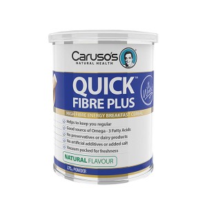 پودر کوئیک فایبر پلاس کاروسوس 375 گرم | مکمل غذایی برای لاغری