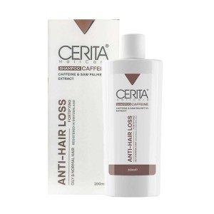 شامپو کافئین سریتا 200 میلی لیتر | ضد ریزش و محرک رشد مو