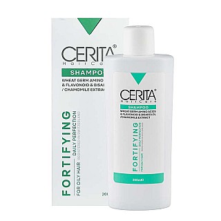 شامپو گیاهی تقویت کننده و ضد ریزش موی چرب سریتا | 200 میلی لیتر