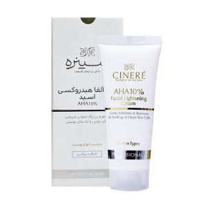 کرم آلفا هیدروکسی اسید 10٪ AHA سینره | لایه بردار و محو جوش و لک های پوستی