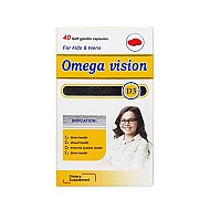 سافت ژل امگا ویژن کودک دانا 40 عددی | تامین امگا ۳ مورد نیاز کودکان و نوجوانان