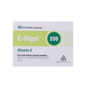 کپسول ژلاتینی نرم ایویژل 200 دانافارما 90 عددی | حاوی ویتامین ای 200 واحد