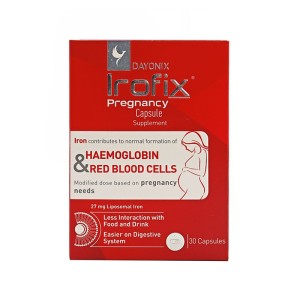 کپسول آیروفیکس بارداری دایونیکس |  تامین آهن در دوران بارداری
