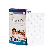 قرص ویتامین د3 1000 دیسان 60 عدد | تامین ویتامین دی روزانه بدن
