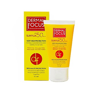 امولوسیون ضد آفتاب سانیلیا بی رنگ پوست چرب درمال فوکوس