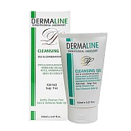 ژل شستشوی پوست چرب درمالاین | حاوی کلاژن عصاره گزنه و عصاره چای سبز