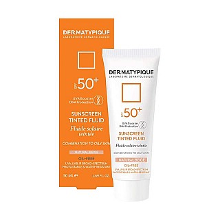 فلوئید ضد آفتاب رنگی پوست چرب درماتیپیک - بژ طبیعی