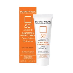 کرم ضد آفتاب هیدرا بی رنگ پوست خشک درماتیپیک | محافظت بالا از پوست خشک با SPF+50
