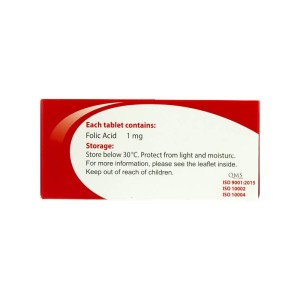 قرص فولیک اسید ۱ میلی گرم دینه 100 عددی | تامین اسید فولیک مورد نیاز بدن