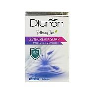 صابون کرم دار دیترون 110 گرم  نرم کننده و آبرسان | حاوی لانولین و ویتامین E 
