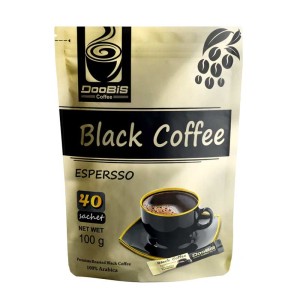 قهوه اسپرسو فوری دوبیس | 40 عددی | تهیه شده از مرغوبترین دانه های قهوه عربیکا