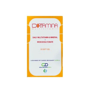 سافت ژل مولتی ویتامین دورتامینا درنا 30 عددی | مولتی ویتامین و مینرال