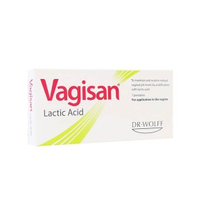 شیاف واژینال واژیسان دکتر وولف 7 عددی | حاوی لاکتیک اسید جلوگیری از عفونت واژینال