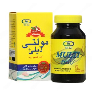 قرص مولتی دیلی دکتر گیل 60 عددی | مکمل مولتی‌ویتامین