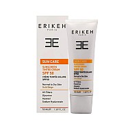 کرم ضدآفتاب پوست نرمال تا خشک اریکه SPF 50 - بژ طبیعی