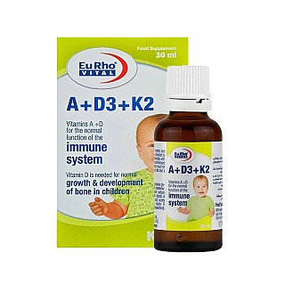 قطره ویتامین آ د3 و کا2 یوروویتال