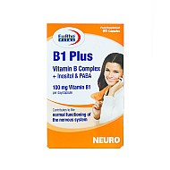 کپسول ب1 پلاس یوروویتال 60 عددی | حاوی ب کمپلکس با اینوزیتول و پابا