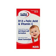 قطره ب12 فولیک اسید و ویتامین سی یوروویتال | کمک به خونسازی در کودکان