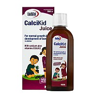 شربت کلسی کید جویس یوروویتال | کمک به رشد و افزایش استحکام استخوان و دندان